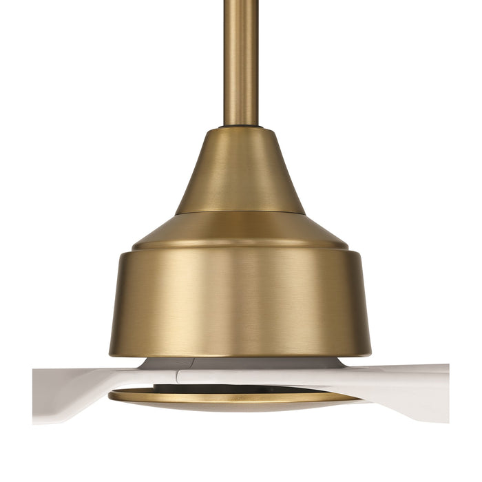 Craftmade Charming 52" 3-Blade Ceiling Fan, Satin Brass