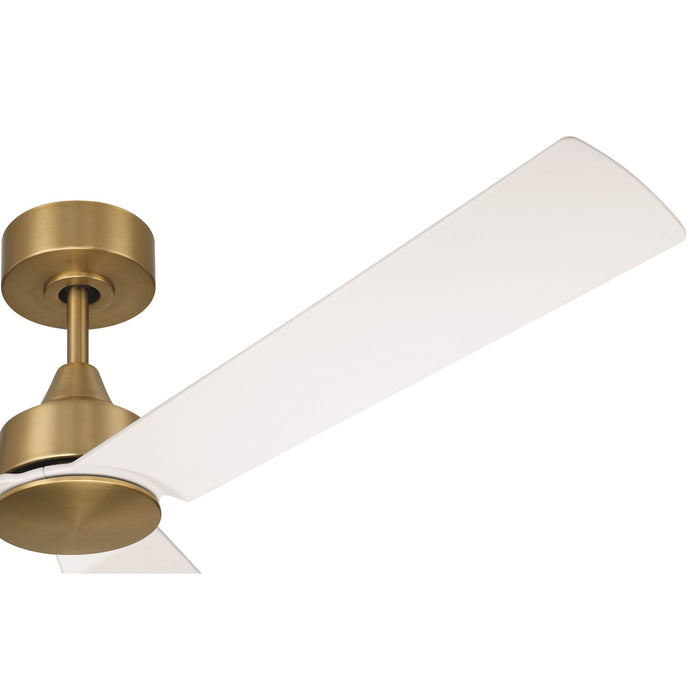 Craftmade Charming 52" 3-Blade Ceiling Fan, Satin Brass