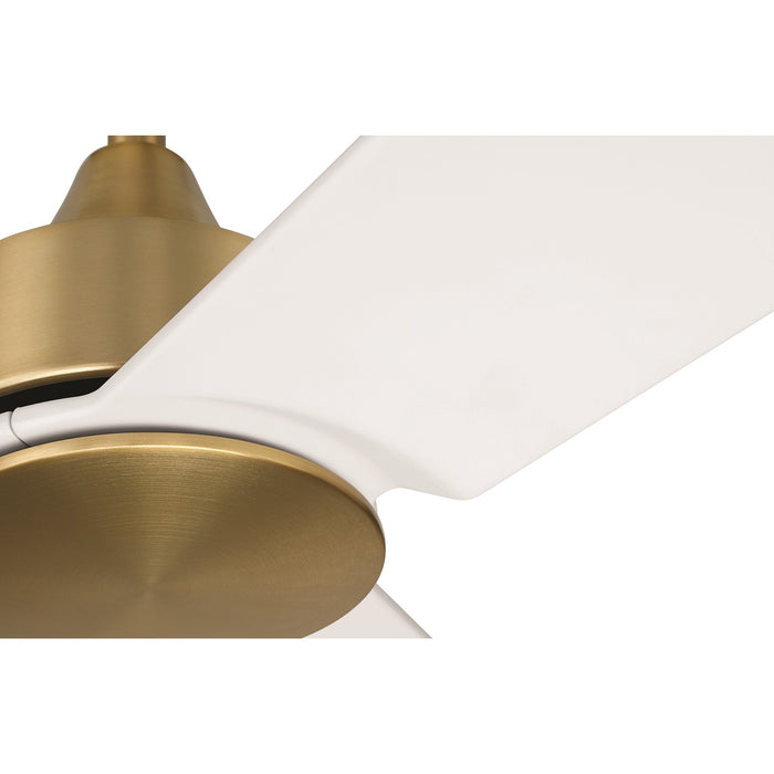 Craftmade Charming 52" 3-Blade Ceiling Fan, Satin Brass