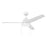 Craftmade Cozy 52" 3-Blade Ceiling Fan/Pull Chain, White/Light Kit