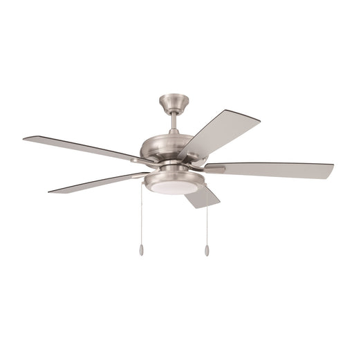 Craftmade Eos 52" 5-Blade Ceiling, Brushed Polished Nickel