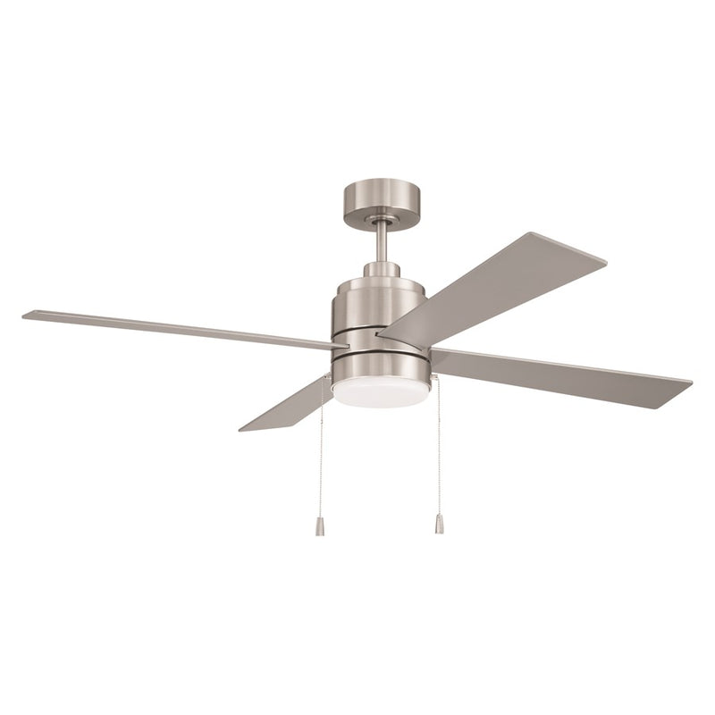 Craftmade Energy Star McCoy 52" 4-Blade Ceiling Fan, Nickel