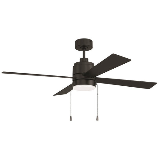 Craftmade Energy Star McCoy 52" 4-Blade Ceiling Fan, Black - EMCY52FB4-PC