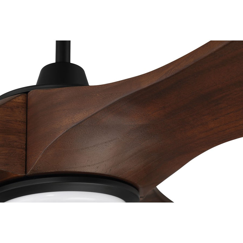 Craftmade Envy 60 1Lt 60" Fan, Flat Black /Flat Black