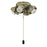 Craftmade 4 Light Medium Base Fitter, Satin Brass