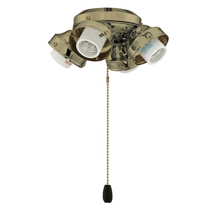 Craftmade 4 Light Medium Base Fitter, Satin Brass