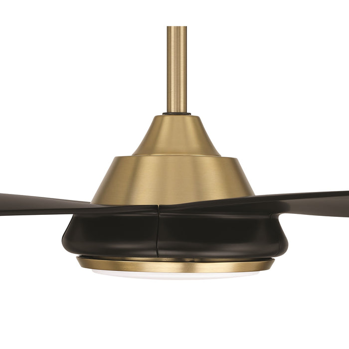 Craftmade Frye 52" 5-Blade 1 Light Ceiling Fan, Satin Brass