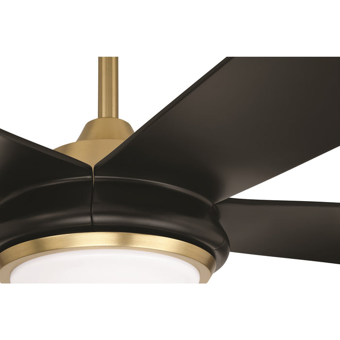 Craftmade Frye 52" 5-Blade 1 Light Ceiling Fan, Satin Brass