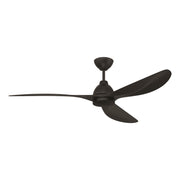 Craftmade Frazier 56" 3-blade Ceiling Fan, Flat Black - FRZ56FB3