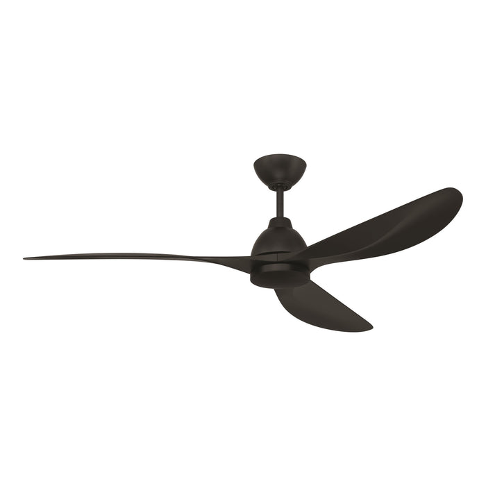 Craftmade Frazier 56" 3-blade Ceiling Fan, Flat Black - FRZ56FB3