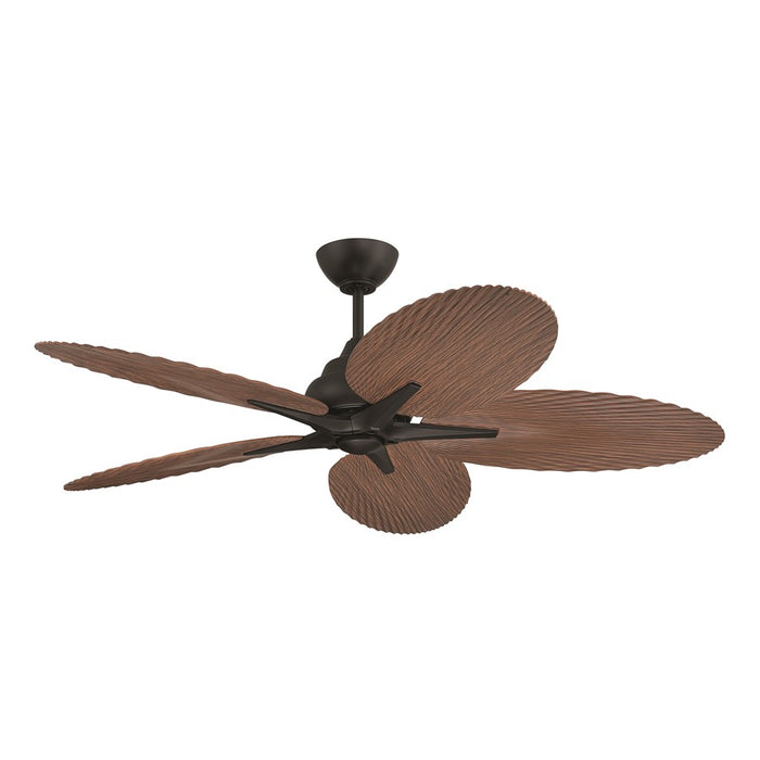 Craftmade Getaway 52" 5-Blade Outdoor Ceiling Fan, Black