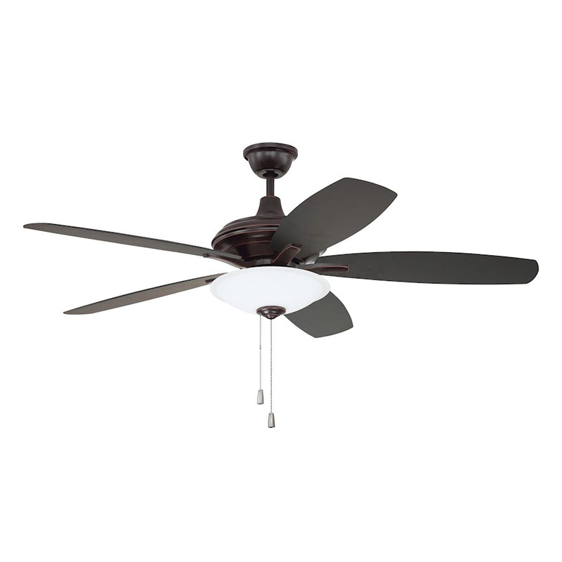 Craftmade Jamison 1 Light Ceiling Fan with Blades, Oil Bronze
