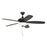 Craftmade Jamison 1 Light Ceiling Fan with Blades, Oil Bronze