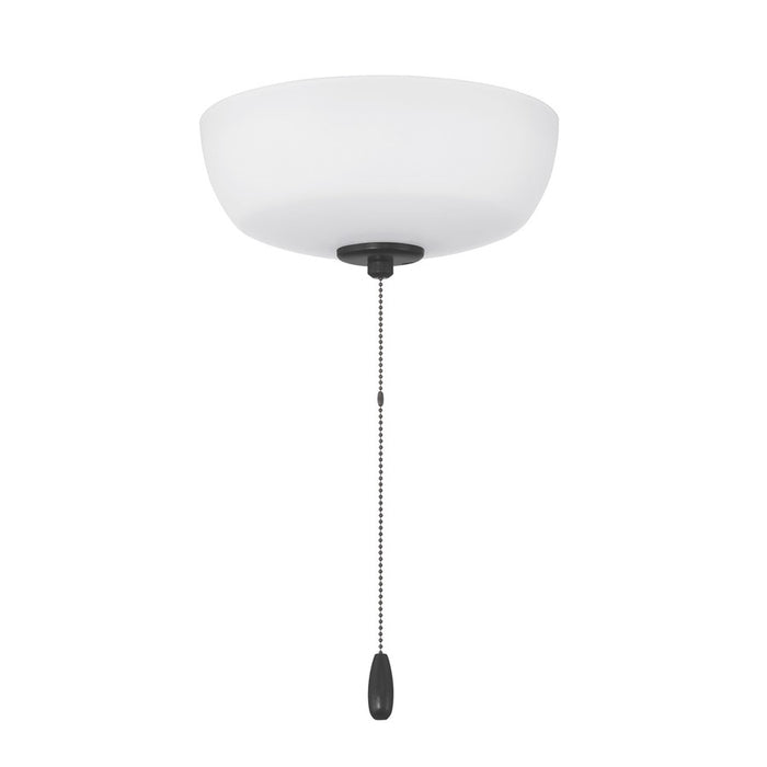 Craftmade 2 Light Bowl Light Kit, Flat BK (White Frost) - LK2601-2LWF-FB