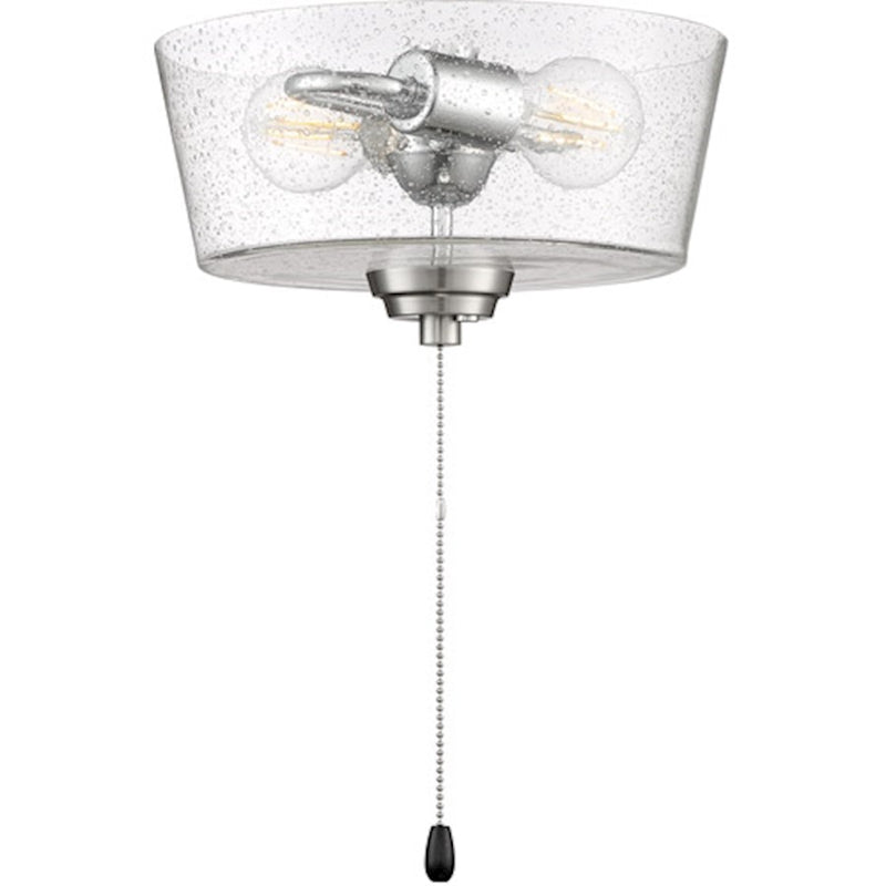 Craftmade 2 Light Clear Seeded Bowl Light Kit
