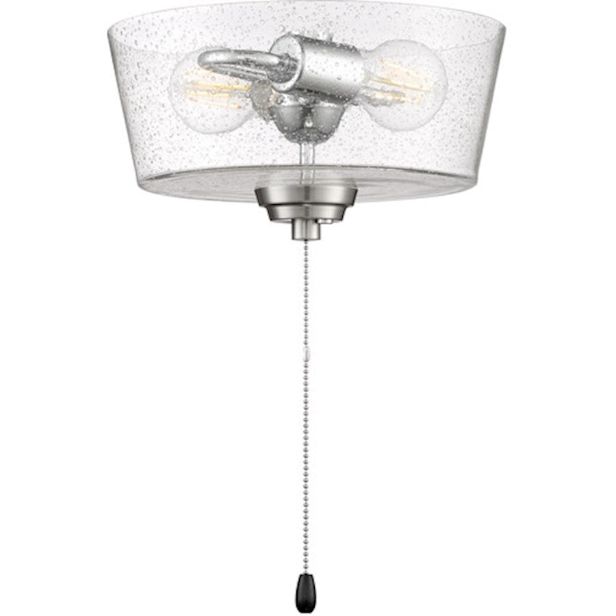 Craftmade 2 Light Clear Seeded Bowl Light Kit