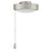 Craftmade LED Disk Fan Light Kit, Painted Nickel