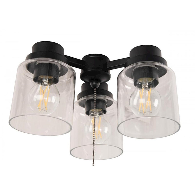 Craftmade 3 Light Universal Fan Light Kit, White