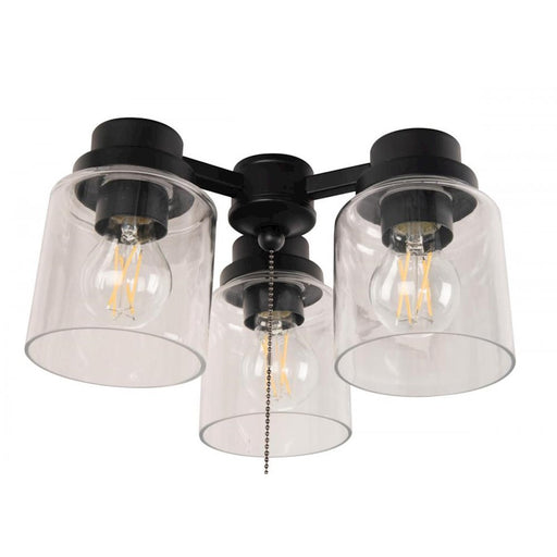 Craftmade 3 Light Universal Fan Light Kit, White