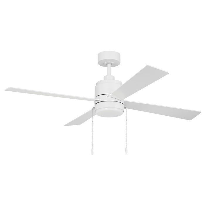 Craftmade McCoy 1 Light 52" Ceiling Fan Light Kit, White - MCY52W4-PC