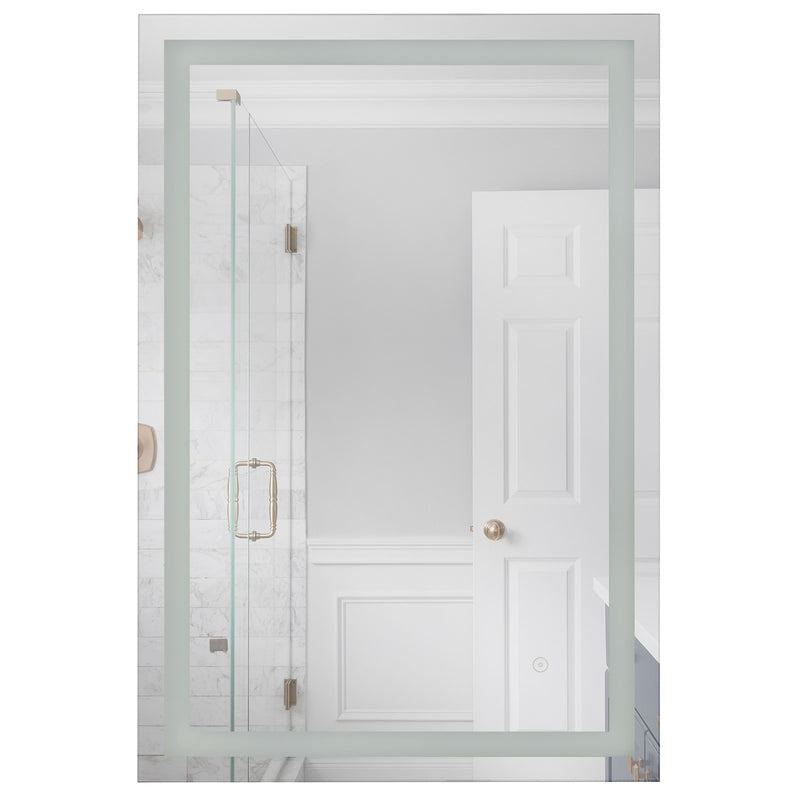 Craftmade Meredith 1 Light 24" x 36" Illuminated Mirror, White - MIR2409RT-W3C