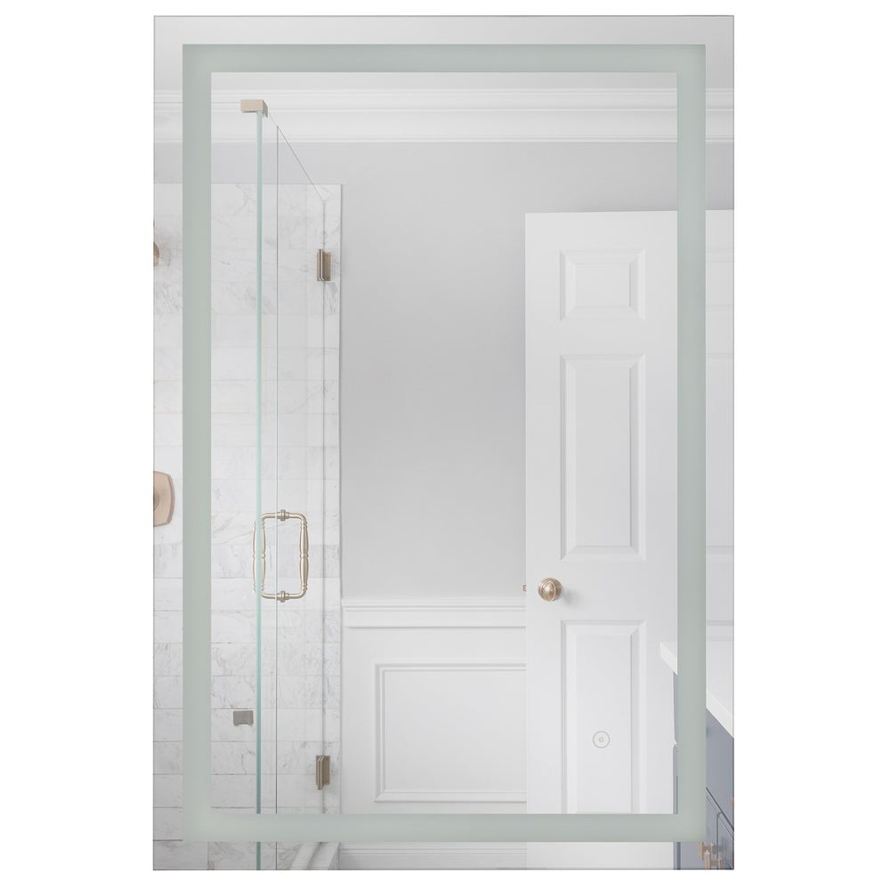 Craftmade Meredith 1 Light 24" x 36" Illuminated Mirror, White - MIR2409RT-W3C