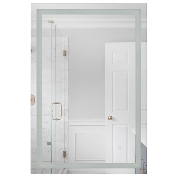 Craftmade Meredith 1 Light 24" x 36" Illuminated Mirror, White - MIR2409RT-W3C