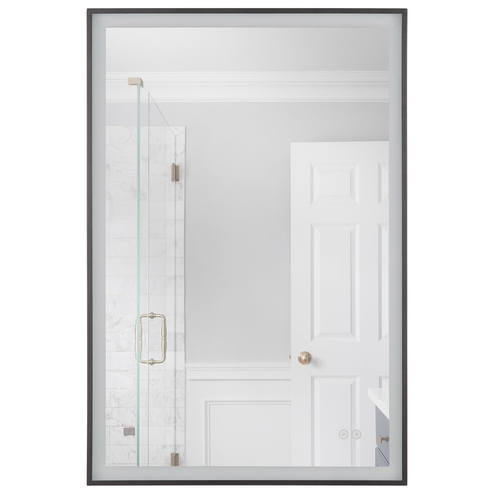 Craftmade SlimLite 1 Light 24" x 36" LED Mirror, Flat Black - MIR2410RT-FB3C