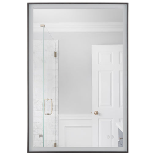 Craftmade SlimLite 1 Light 24" x 36" LED Mirror, Flat Black - MIR2410RT-FB3C