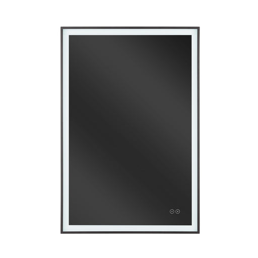 Craftmade SlimLite 1 Light 24" x 36" LED Mirror, Flat Black