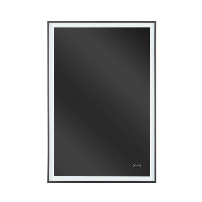Craftmade SlimLite 1 Light 24" x 36" LED Mirror, Flat Black