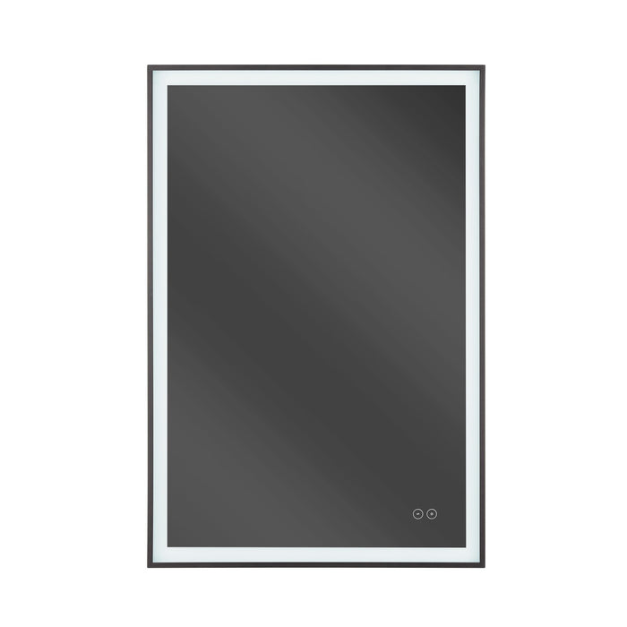 Craftmade SlimLite 1 Light 24" x 36" LED Mirror, Flat Black