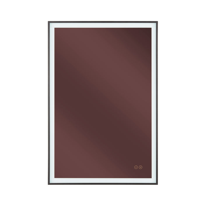 Craftmade SlimLite 1 Light 24" x 36" LED Mirror, Flat Black
