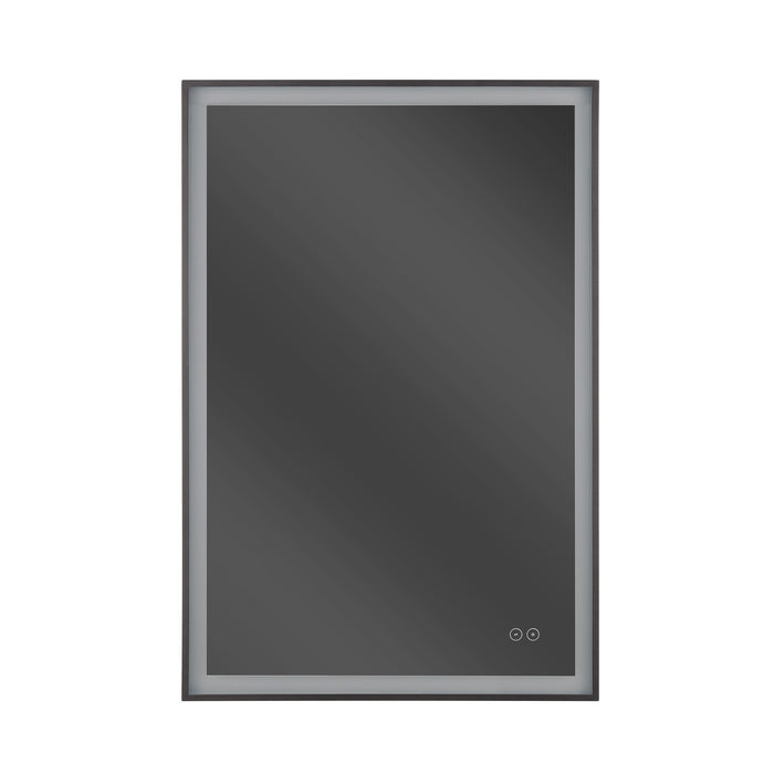 Craftmade SlimLite 1 Light 24" x 36" LED Mirror, Flat Black