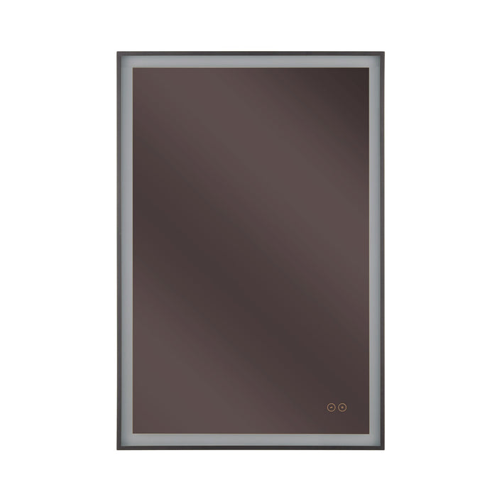 Craftmade SlimLite 1 Light 24" x 36" LED Mirror, Flat Black