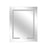 Craftmade LED 24" x 30" Mirror 1 Light LED Cabinet Mirror, White