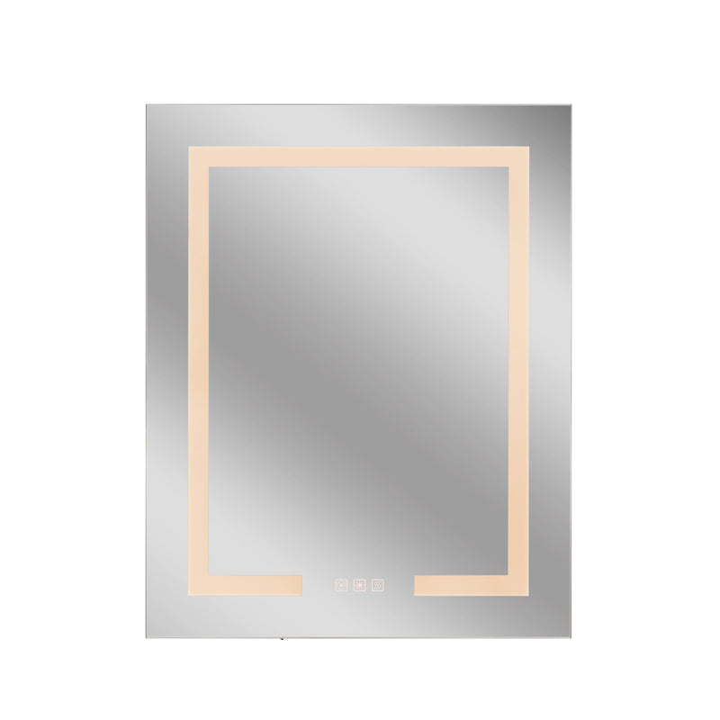 Craftmade LED 24" x 30" Mirror 1 Light LED Cabinet Mirror, White