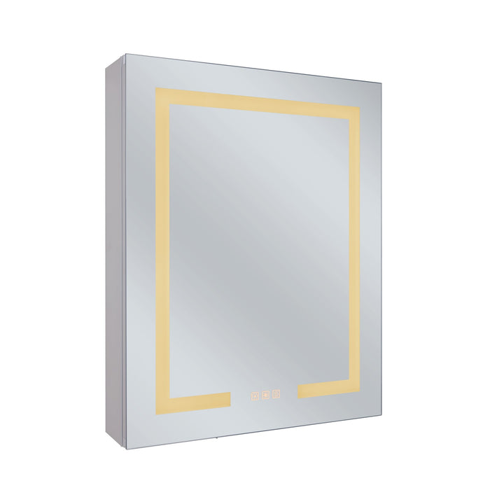 Craftmade LED 24" x 30" Mirror 1 Light LED Cabinet Mirror, White
