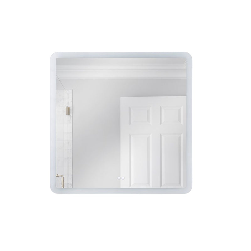 Craftmade Chassis 1 Light 36" x 36" Sqaure LED Mirror, White