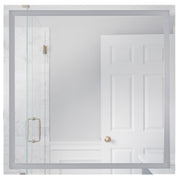 Craftmade Dwight 1 Light 36" x 36" Illuminated Mirror, White - MIR3610SQ-W3C