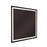 Craftmade Dwight 1 Light 36" x 36" Illuminated Mirror, White