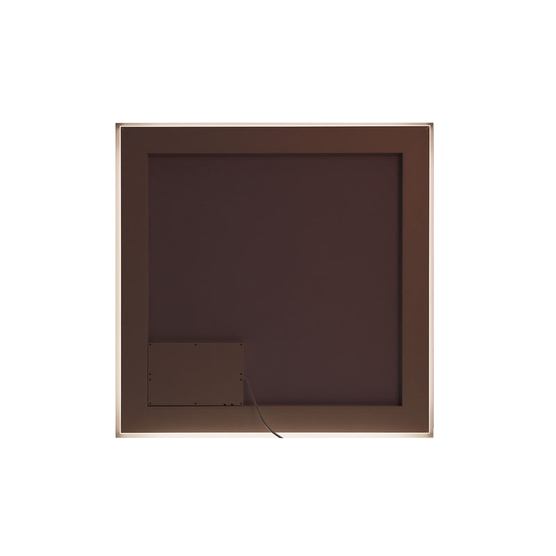 Craftmade Dwight 1 Light 36" x 36" Illuminated Mirror, White