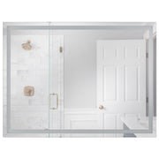Craftmade Cristine 1 Light 48" x 36" Illuminated Mirror, White - MIR4802RT-W3C