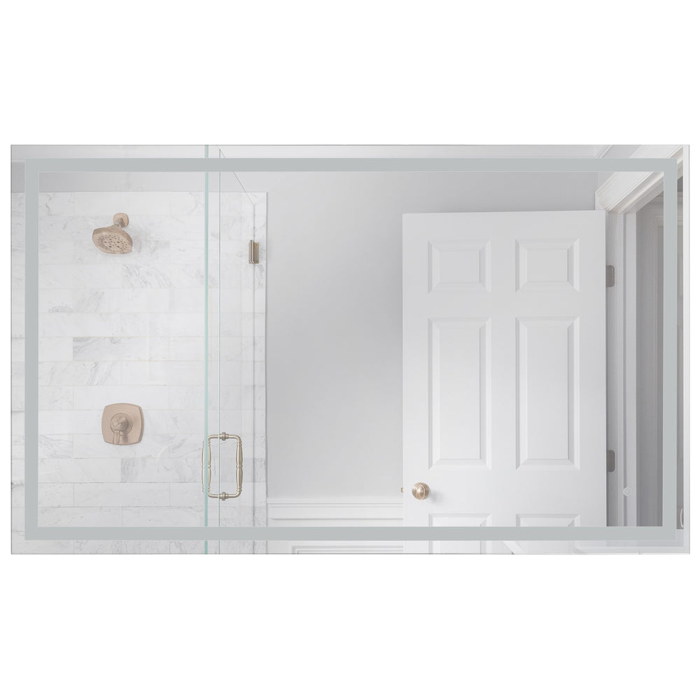 Craftmade Pam 1 Light 60" x 36" Illuminated Mirror, White - MIR6012RT-W3C