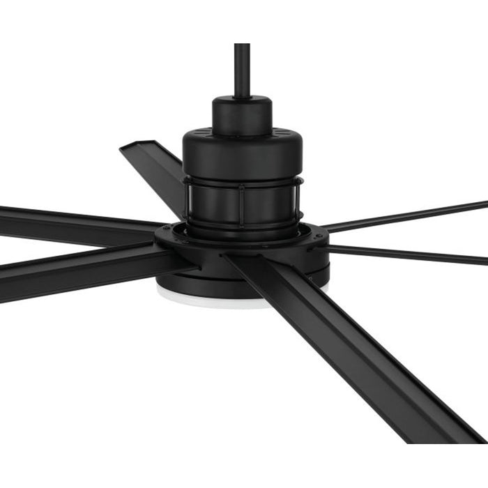 Craftmade Mondo 80 1Lt 80" Fan, Polished Nickel/Flat Black