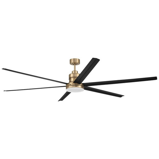 Craftmade Mondo 80 1Lt 80" Fan, Satin Brass/Flat Black - MND80SBFB6-NWF