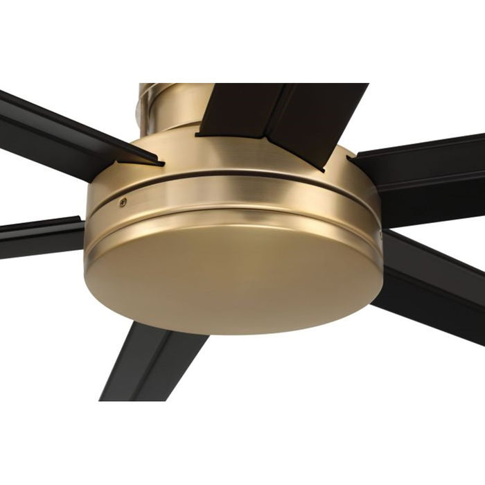Craftmade Mondo 80 1Lt 80" Fan, Satin Brass/Flat Black