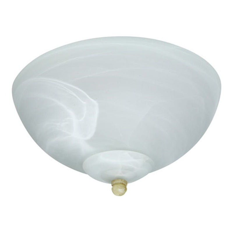 Craftmade Outdoor Bowl Light Kit White With Alabaster Glass
