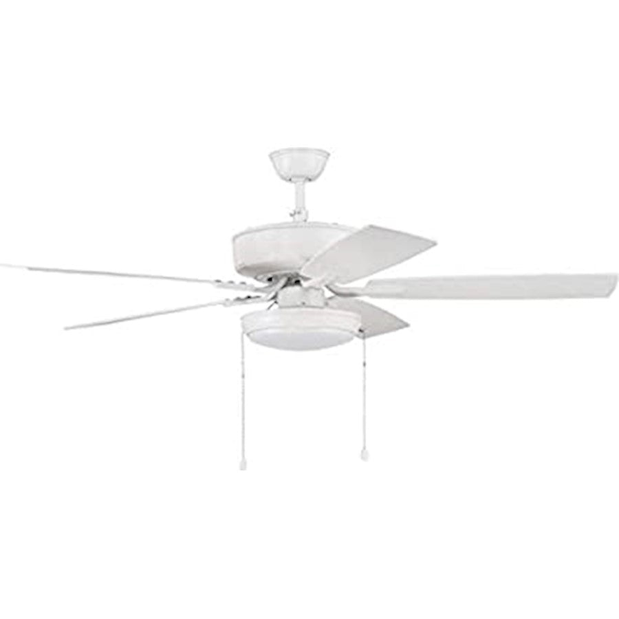 Craftmade Pro Plus 119 52" Fan With Blades, Slim Pan Light Kit