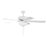Craftmade Pro Plus 211 52" Fan with Blades, White Bowl Light Kit